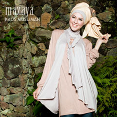mazaya, kaos muslimah